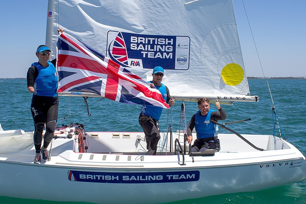 Britain hold off home challenge to win sonar gold at Para World Sailing